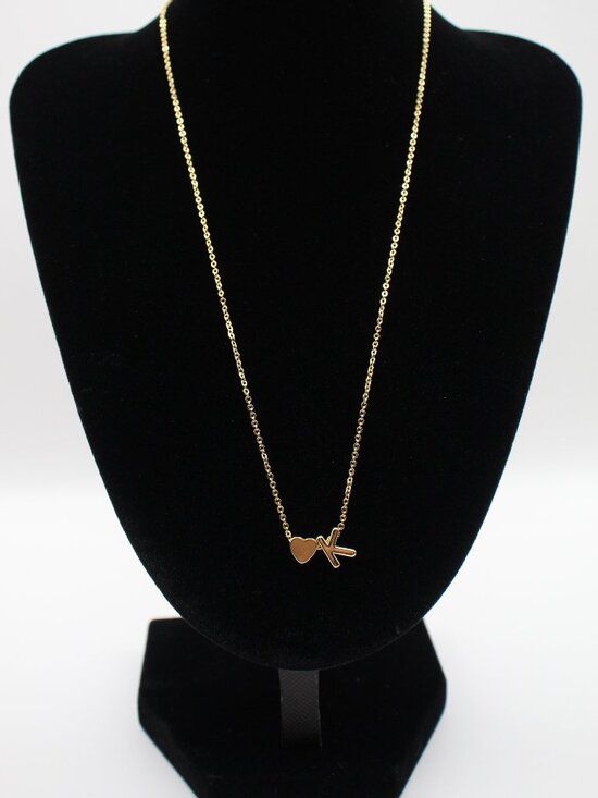 Jewelry - 14K Gold Plated K Letter Pendant Necklace